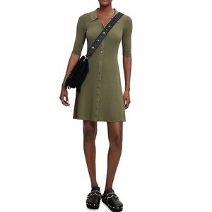 Maje Rimose Knit Mini Dress